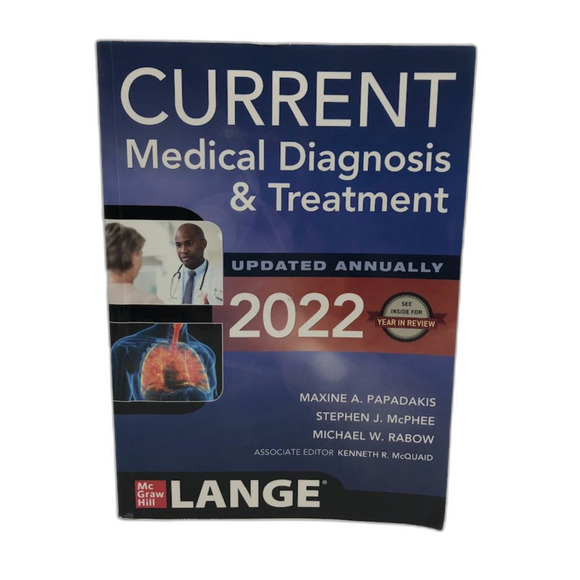 Current Medical Diagnosis & Treatment 2022 McGraw Hill Non Fiction Book - Picture 1 of 12